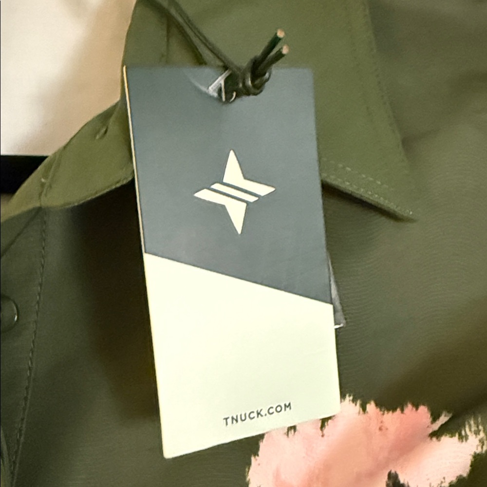 Tuckernut olive and pressed powder floral  Chloe dress size XS - Picture 6 of 8